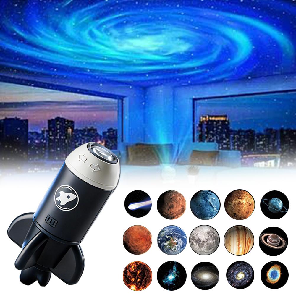 Planetarium Projector Home - Projetor USB Mini Galáxia 360 com