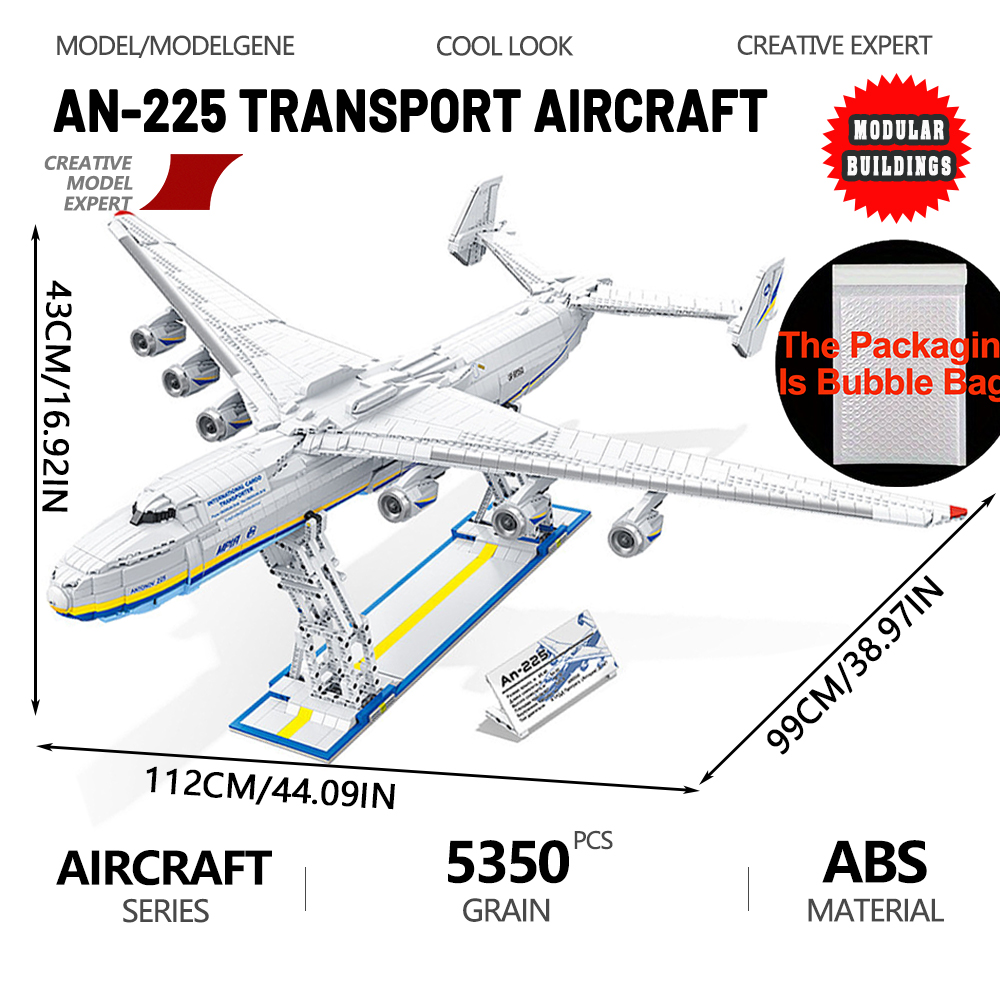 Science Olympiad - AN-225 grande modelo de aeronave de