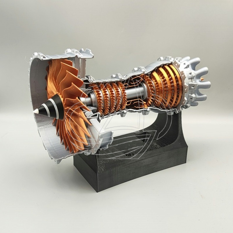 Science Hobby Kit - Modelo de Motor Turbofan Mini Operável