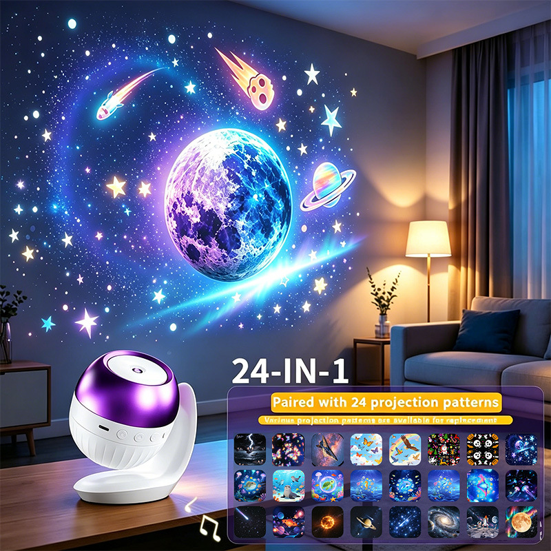 Planetarium Projector Home - Projetor de Luz Noturna HD 24
