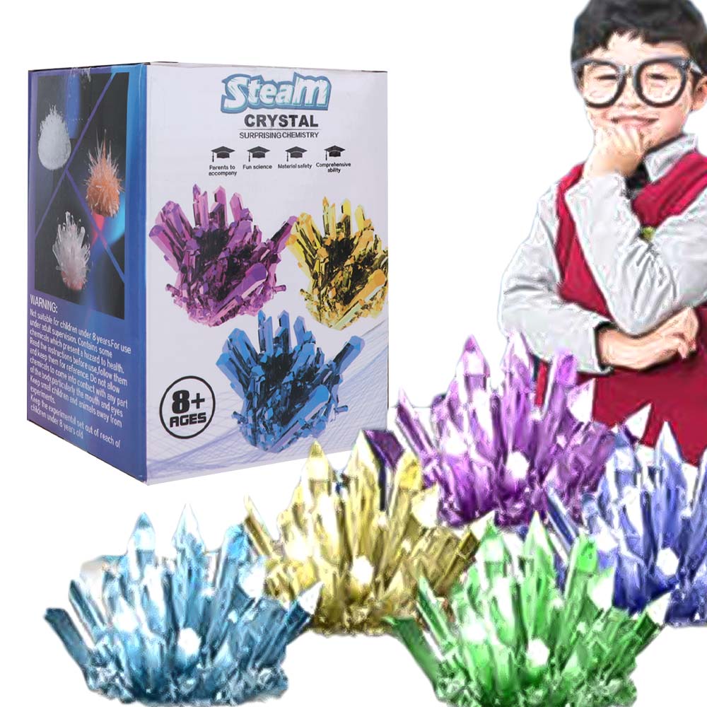 Crystal Growing Kit - Kit de Ciência para Cultivar Cristais,