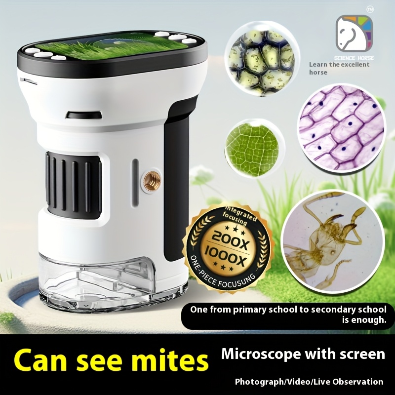 Science Max - Kit de Microscópio Biológico para Crianças