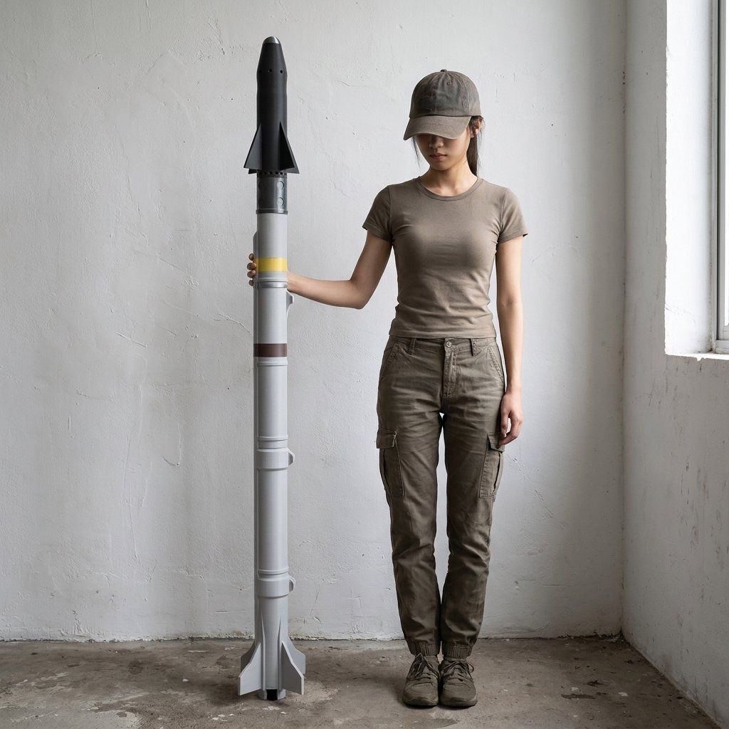 Science Exhibition Models - Modelo de Míssil AIM-9X Sidewinder da