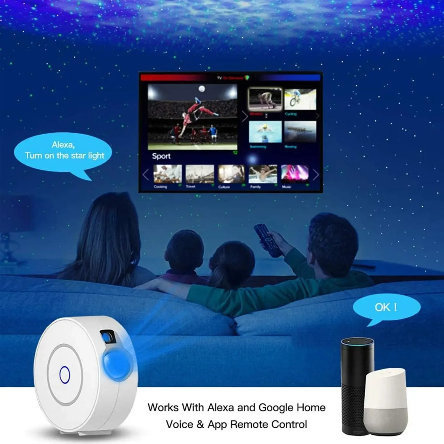Tuya-Inteligente Aurora Galaxy - Planetarium Projector Home avaliação e preço