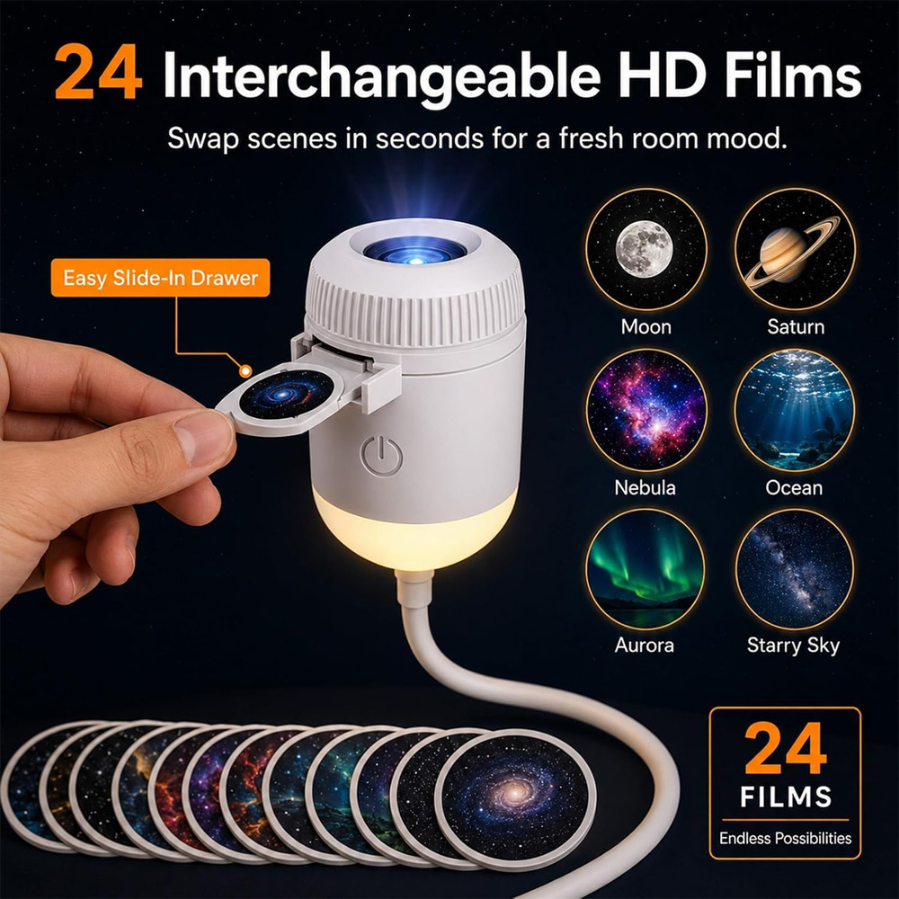Projetor de Céu Estrelado Galá - Planetarium Projector Home avaliação e preço
