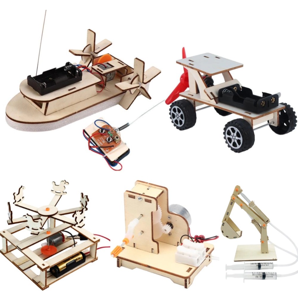 DIY Wooden Boat Model Science  - Science Max avaliação e preço